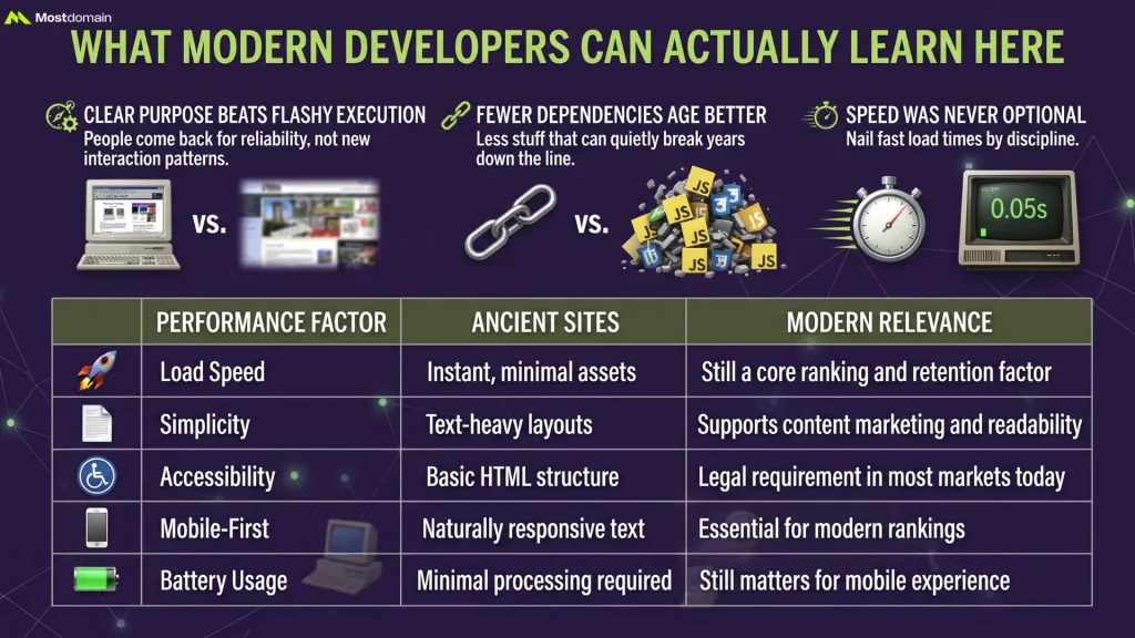 What Modern Developers Can Actually Learn Here