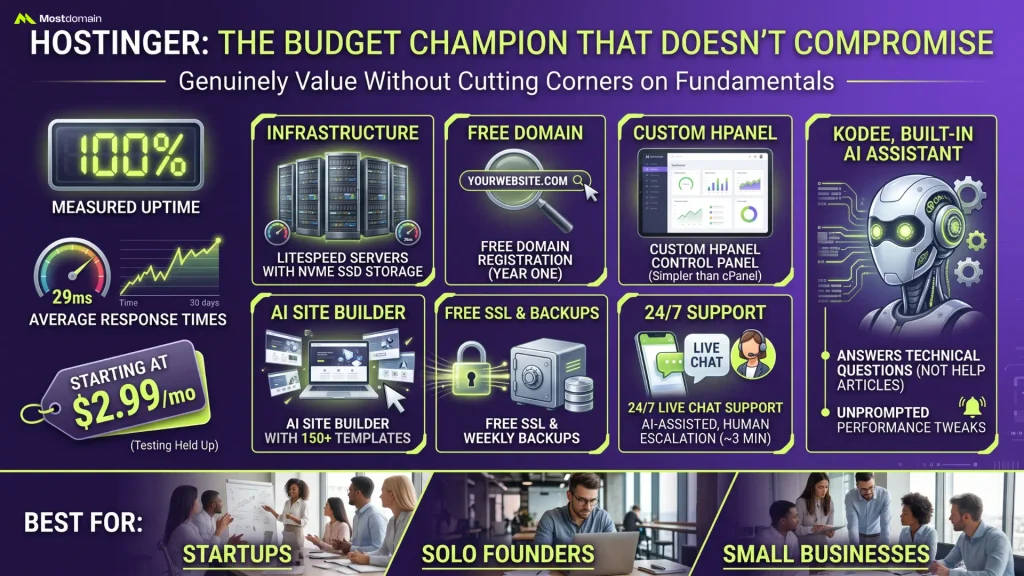 Hostinger: The Budget Champion That Doesn't Compromise