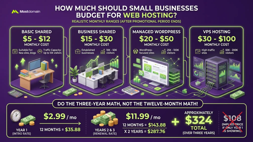 How Much Should Small Businesses Budget for Web Hosting?