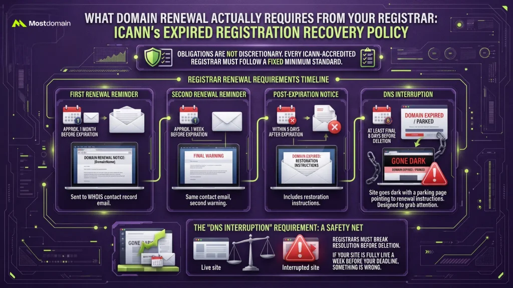 What Is Domain Renewal Actually Requires From Your Registrar