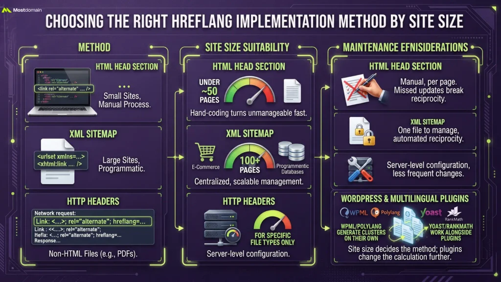 Choosing the Right Hreflang Tags Implementation Method