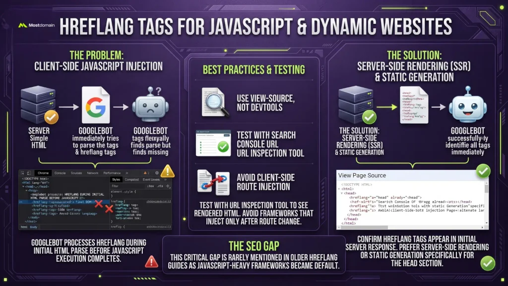 Hreflang Tags for JavaScript and Dynamic Websites