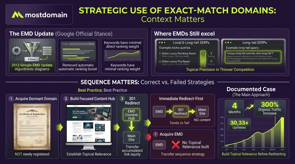 Exact-Match Domains Are Not Dead, But Context Matters