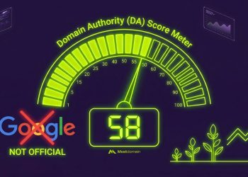 Mostdomain Domain authority is not a Google metric