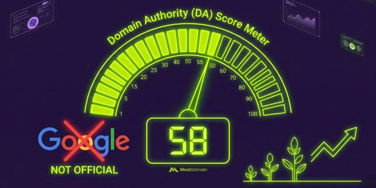 Mostdomain Domain authority is not a Google metric