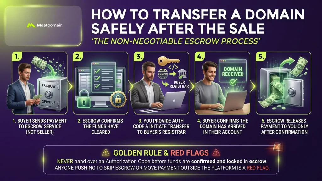 How to Transfer a Domain Safely After the Sale