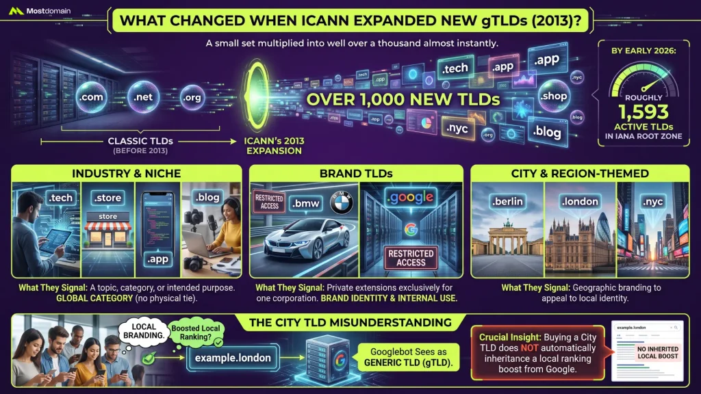 What Changed When ICANN Expanded New gTLDs in 2013?