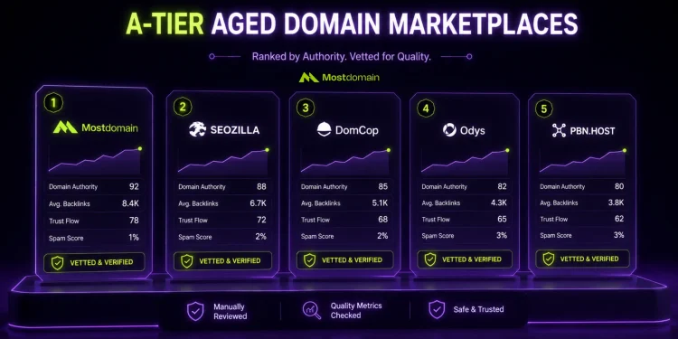 The Best Aged Domain Marketplaces