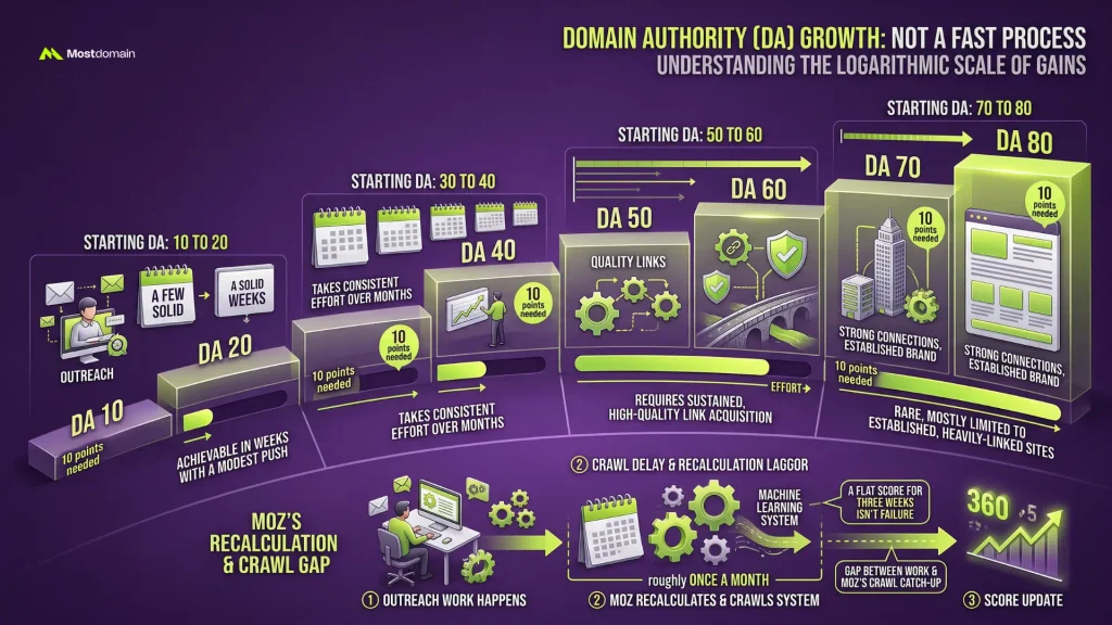 domain authority growth