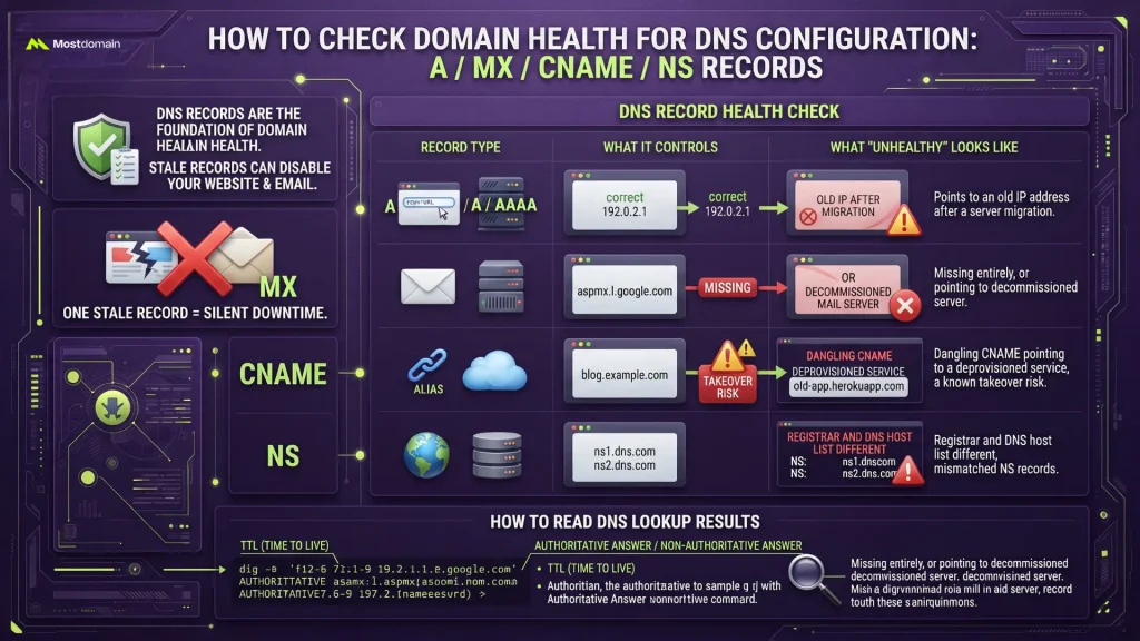 How to Check Domain Health for DNS Configuration