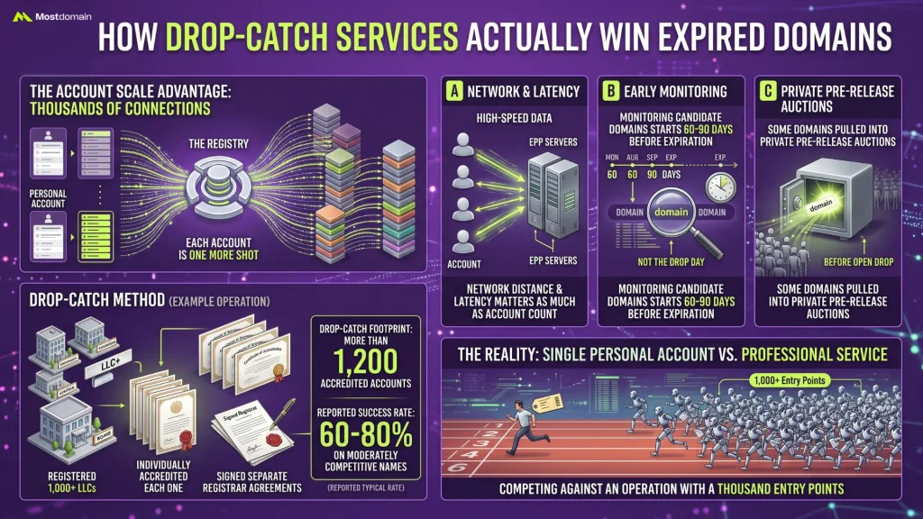 How Drop-Catch Services Actually Win