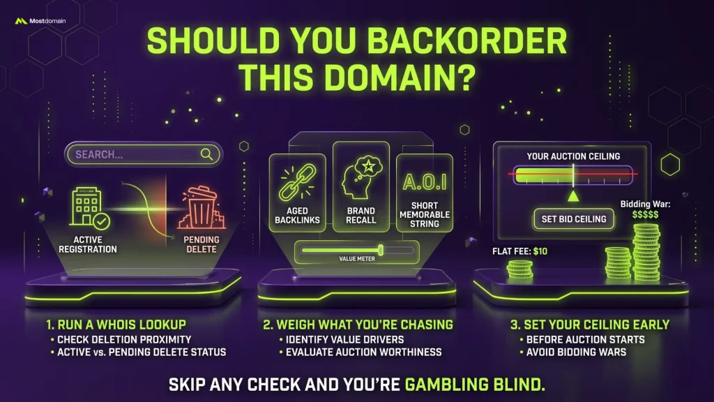 Should You Backorder This Domain infographic