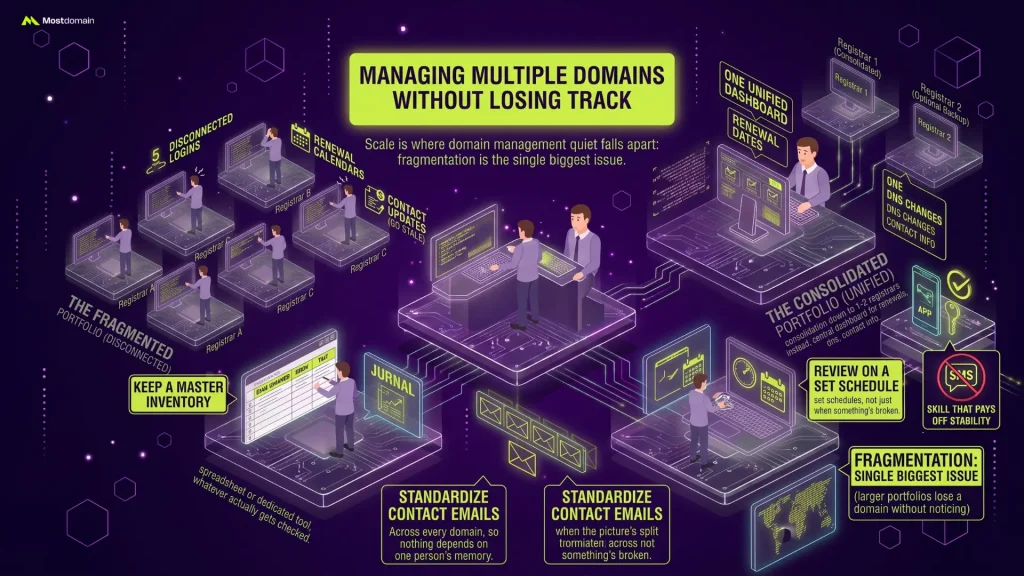 Managing Multiple Domains