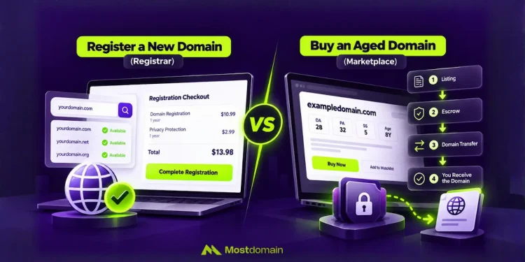 Domain Registrar vs Domain Marketplace