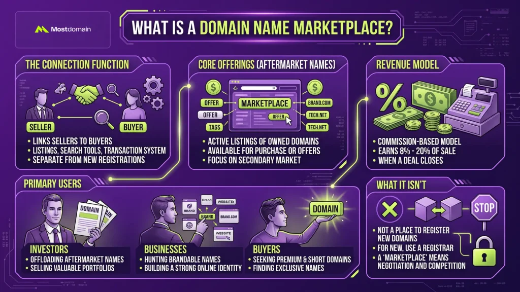 What Is a Domain Name Marketplace?