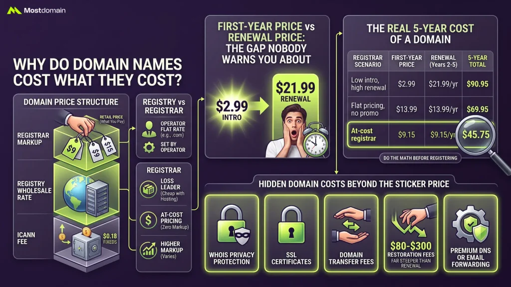 Why Do Domain Names Cost What They Cost?