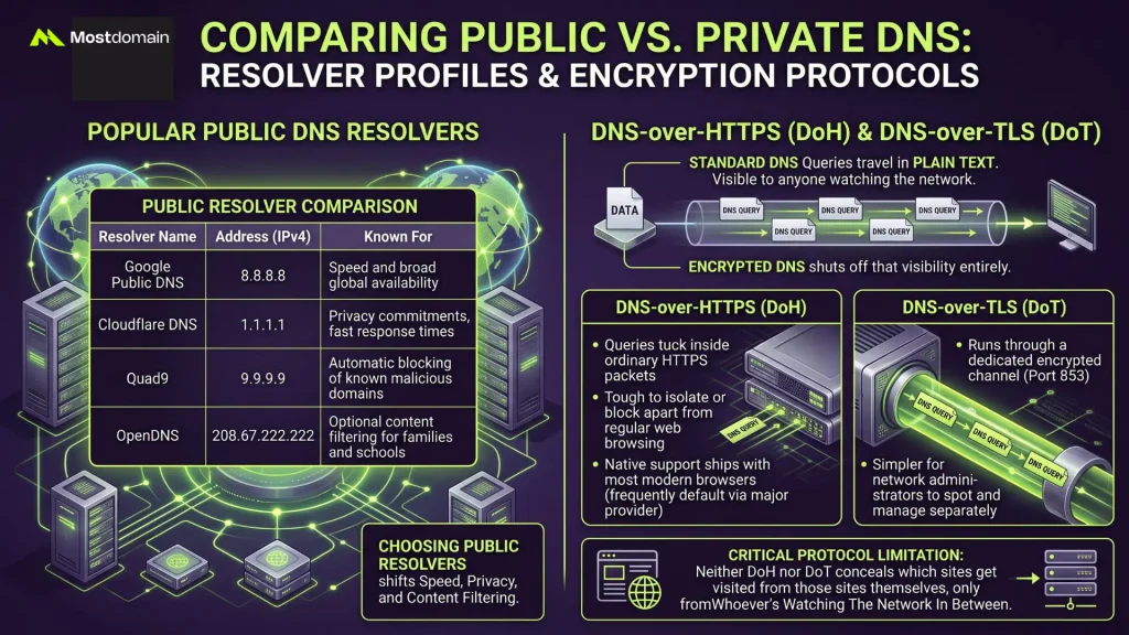 Public vs. Private DNS Resolvers Compared