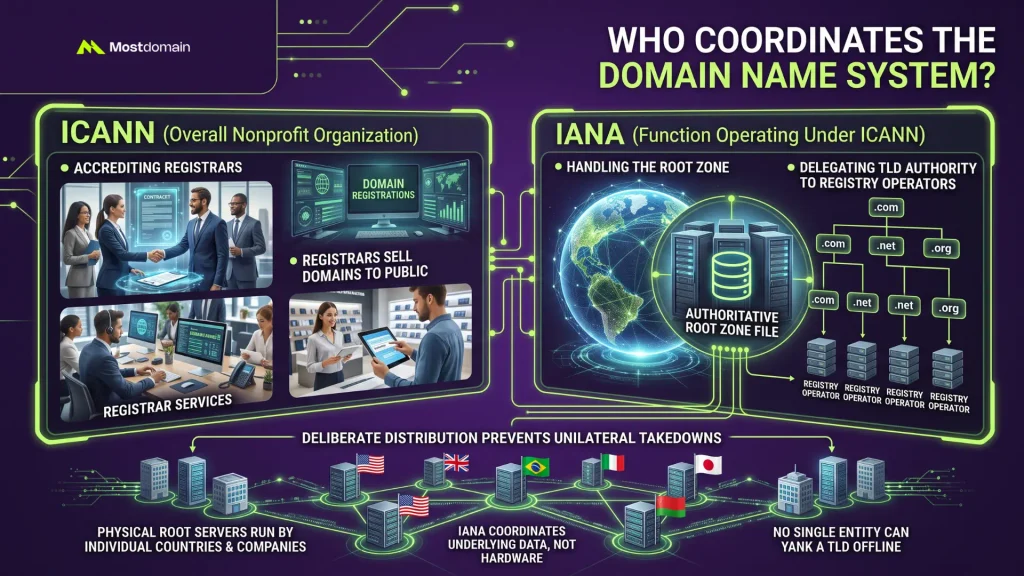 Who's Actually in Charge of the Domain Name System