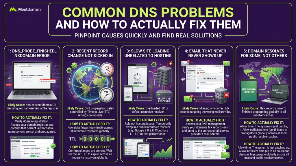 Common DNS Problems and How to Actually Fix Them