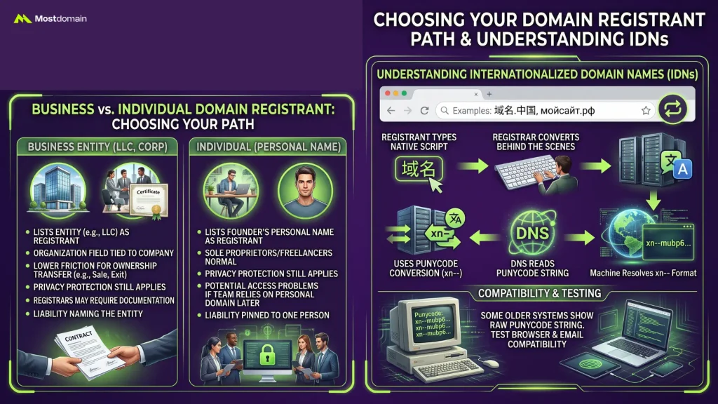 Should You Register a Domain as a Business or an Individual