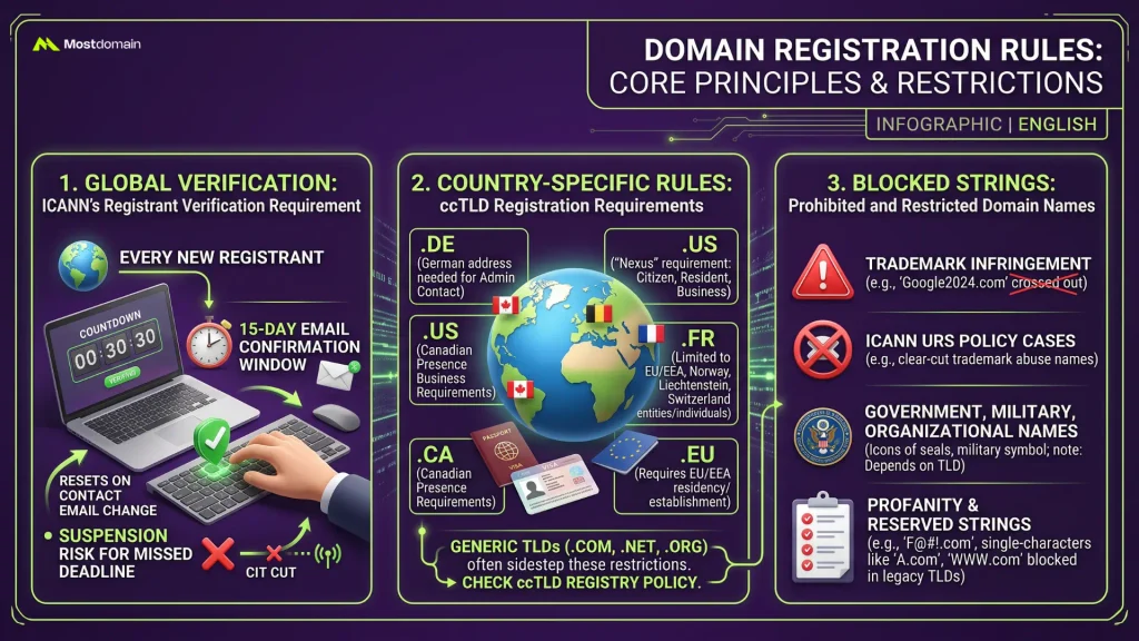 Domain Registration Rules You Need to Follow