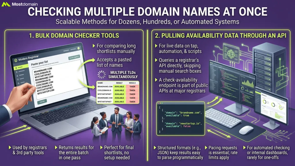 Checking Multiple Domain Names at Once