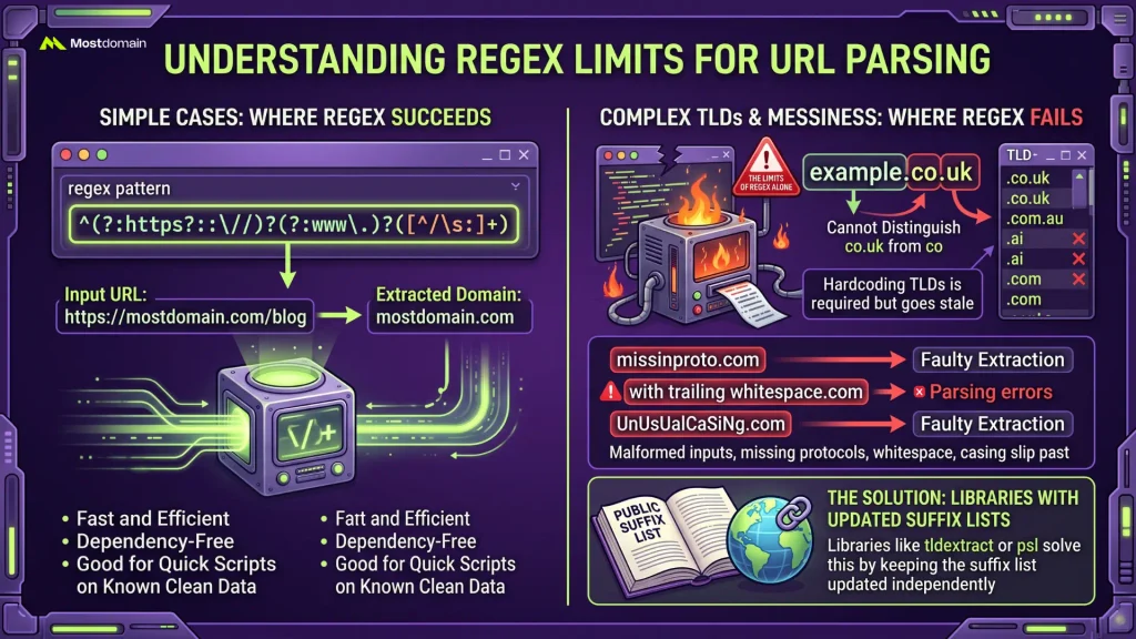What Regex Alone Can and Can't Do