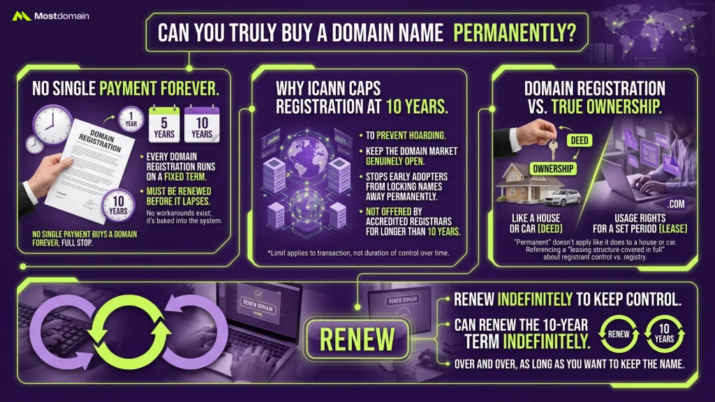 Can You Actually Buy a Domain Name Permanently