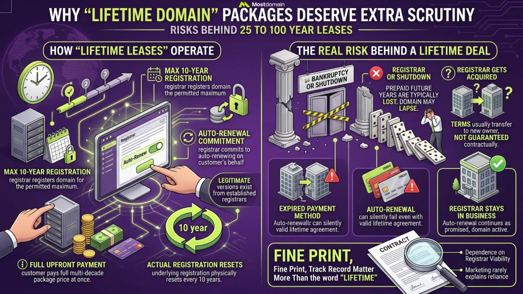 Why "Lifetime Domain" Packages Deserve Extra Scrutiny