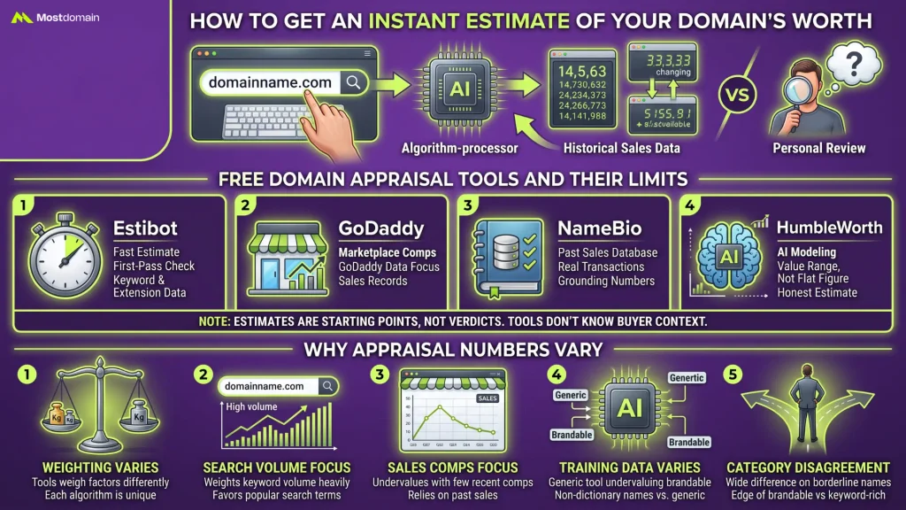 How to Get an Instant Estimate of Your Domain's Worth