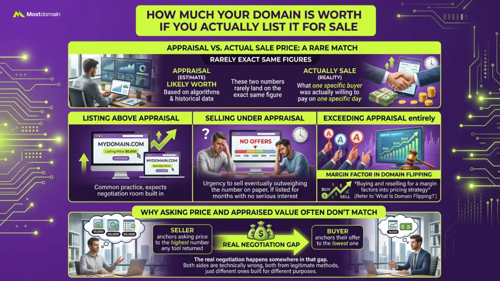 How Much Your Domain Is Worth If You Actually List It for Sale