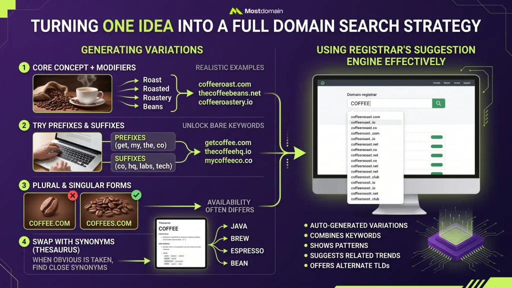 Turning One Idea Into a Full Search Strategy