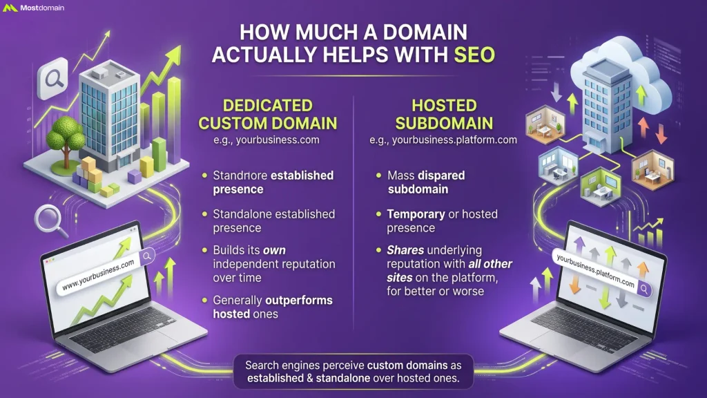 How Much a Domain Actually Helps With SEO