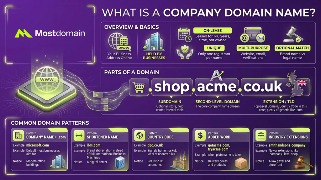 What Is a Company Domain Name?