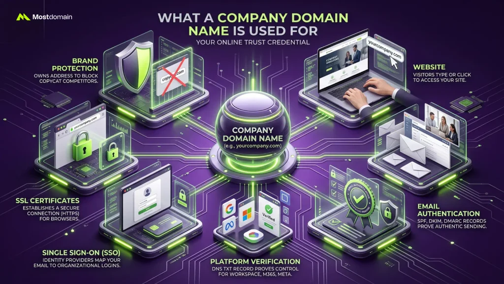 What a Company Domain Name Is Used For