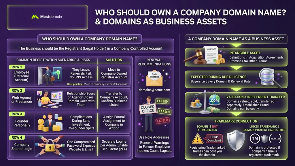 Who Should Own a Company Domain Name?