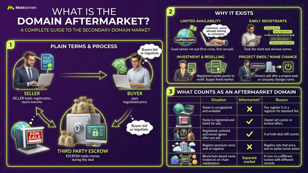 Domain Aftermarket vs Primary Market