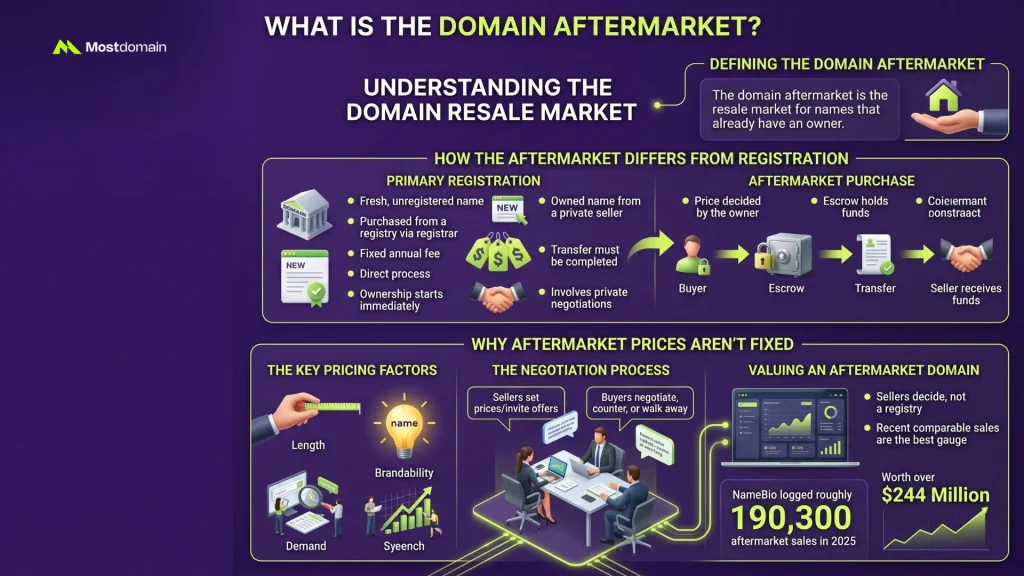 What Is the Domain Aftermarket?