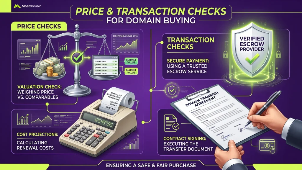 Price and Transaction Checks