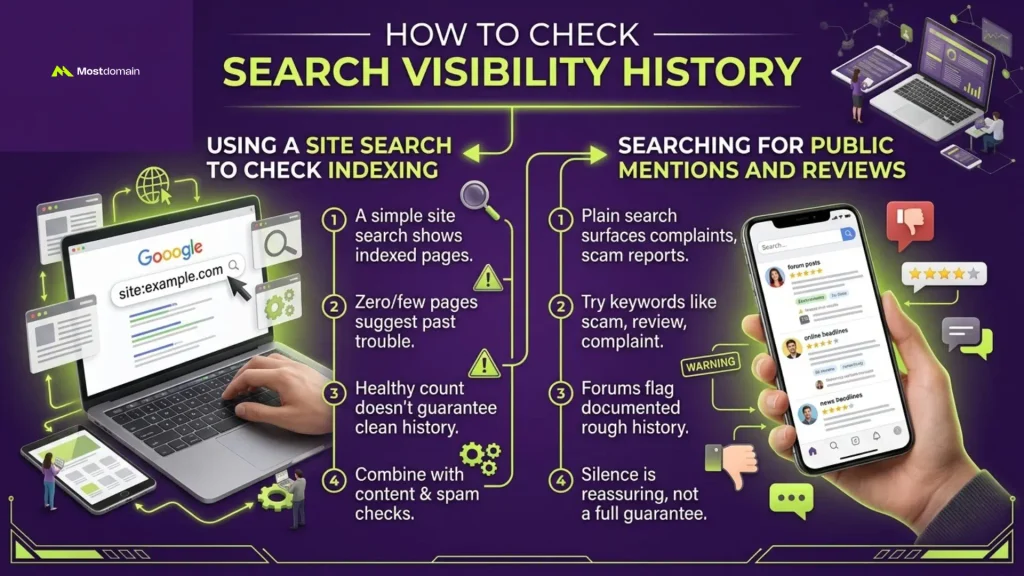 How to Check Search Visibility History