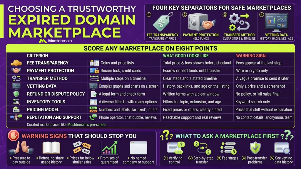 How to Choose an Expired Domain Marketplace