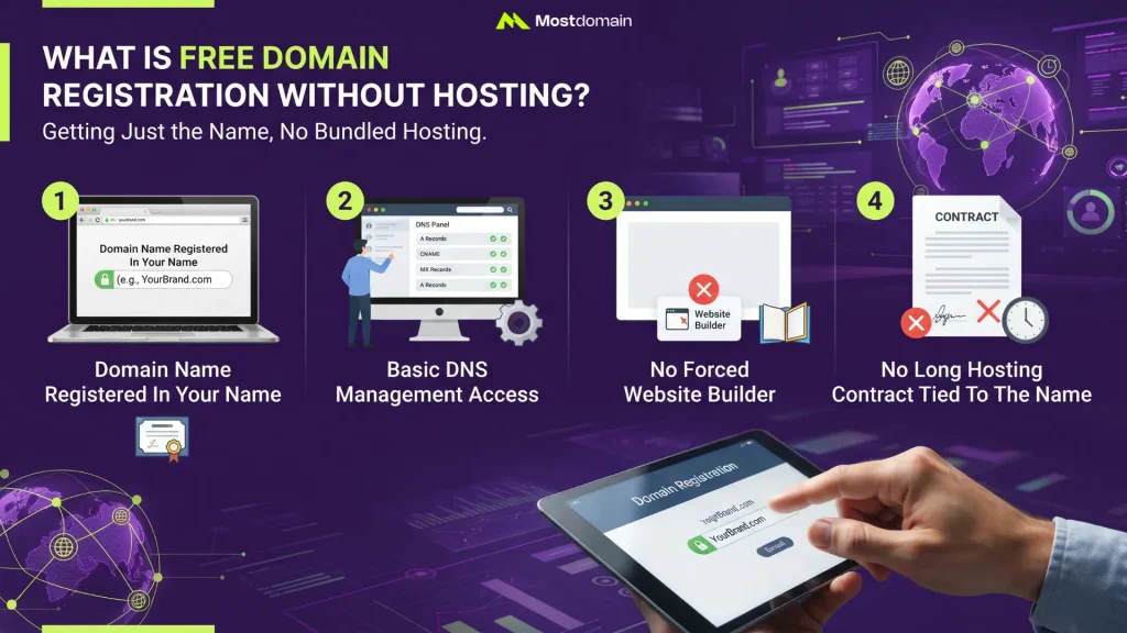What Is Free Domain Registration Without Hosting?