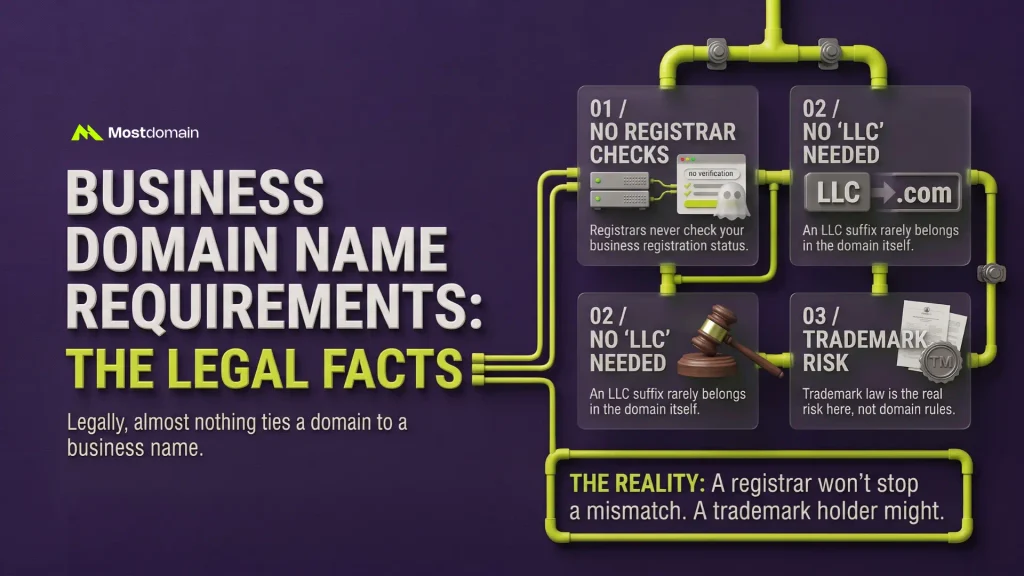 Business Domain Name Requirements: The Legal Facts