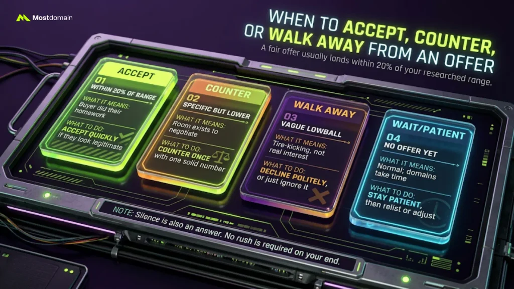 When to Accept, Counter, or Walk Away From an Offer