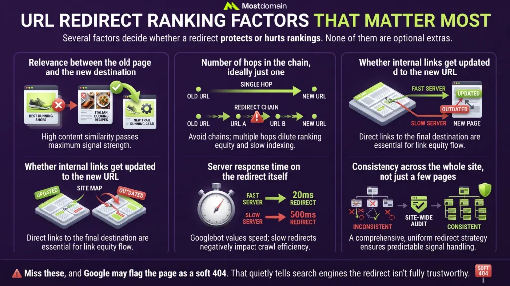 URL Redirect Ranking Factors That Matter Most