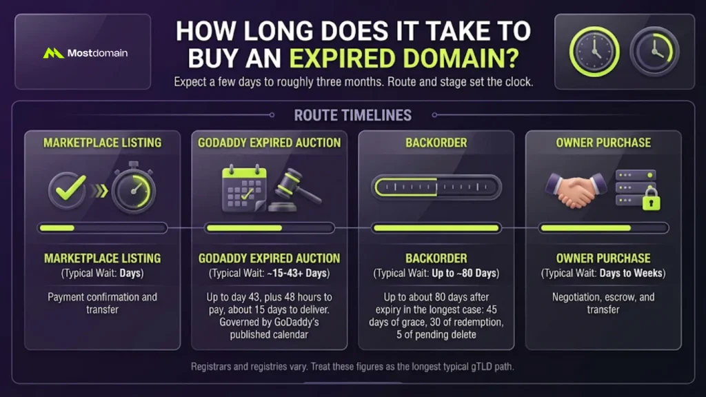 How Long Does It Take to Buy an Expired Domain?