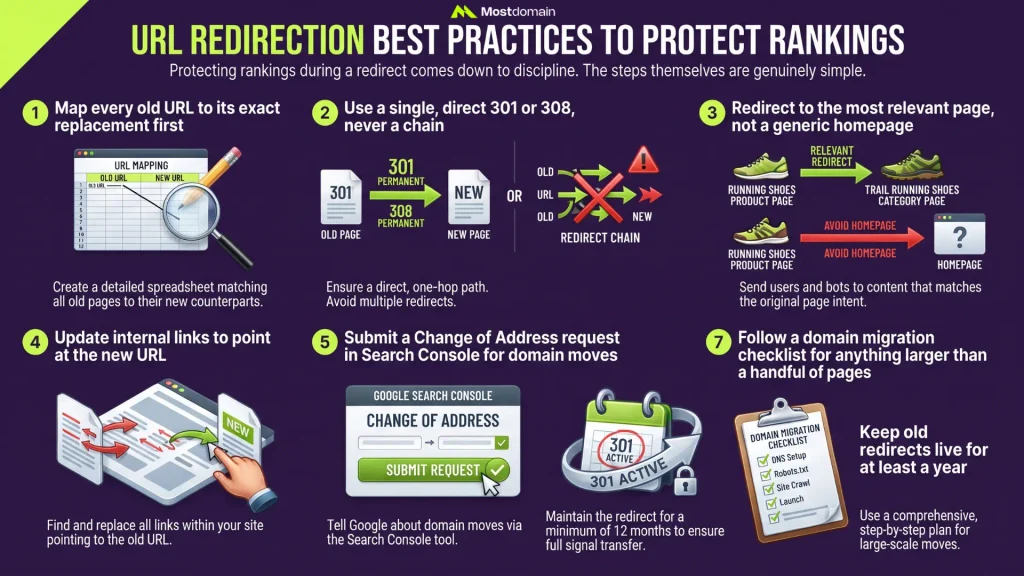 URL Redirection Best Practices to Protect Rankings