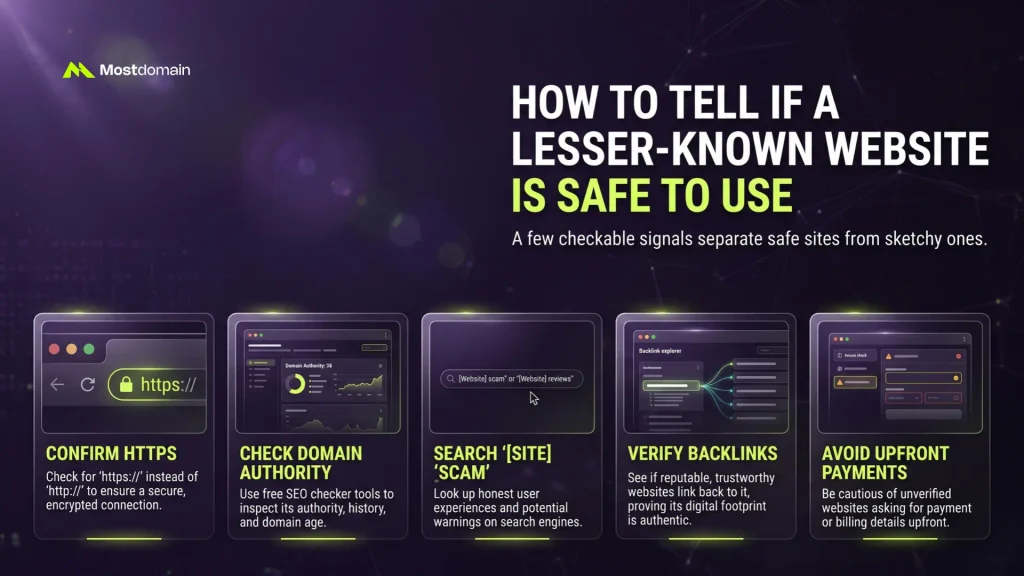 How to Tell If a Lesser-Known Website Is Safe to Use
