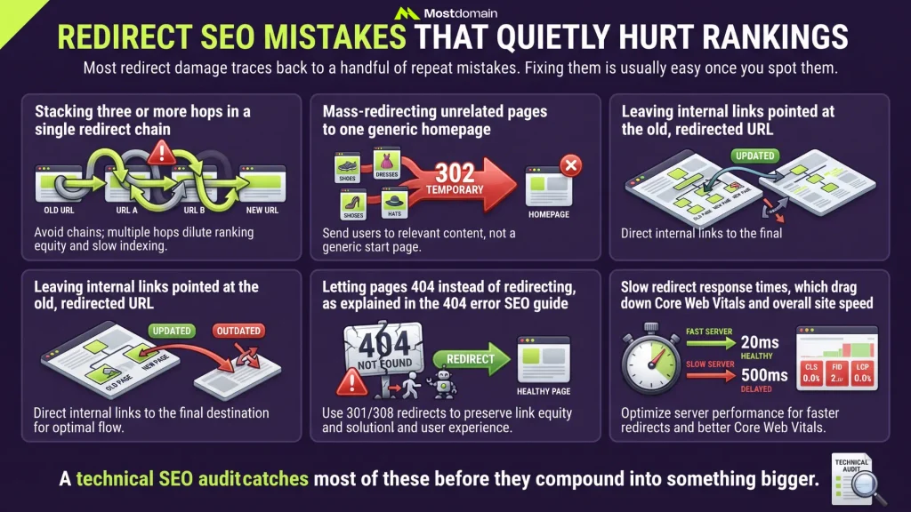 Redirect SEO Mistakes That Quietly Hurt Rankings